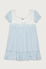 Harmony Mini Dress - Blue Porcelain