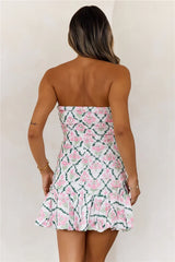 Dance My Way Mini Dress Green