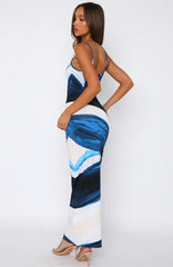 Feeling The Heat Maxi Dress Midnight Petal