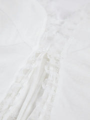 Fly Away Fairytale Lace Trim Crop Cami Top