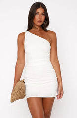Forever Loving Mini Dress White