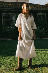 Paulina Embroidered Maxi Dress FINAL SALE