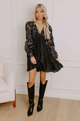 Fell In Love In France Floral Mini Dress